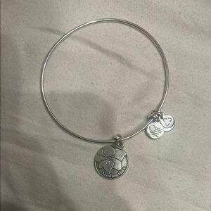 Alex and Ani Silver Godmother Charm Bracelet